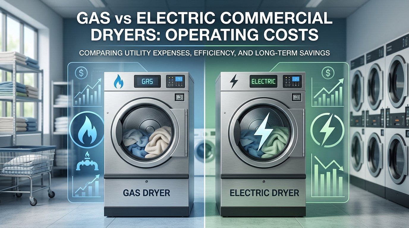 Gas vs Electric Commercial Dryers: Operating Costs