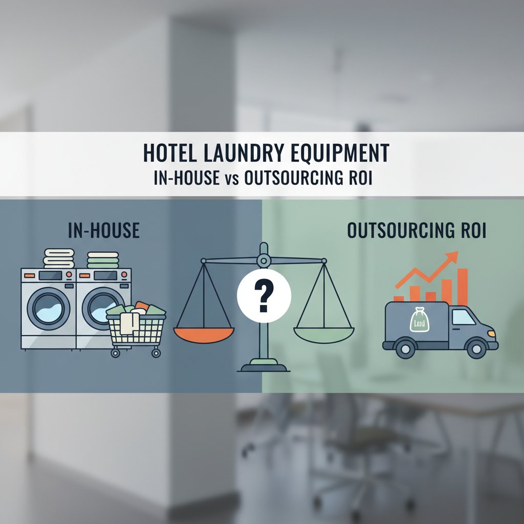 Hotel Laundry Equipment: In-House vs Outsourcing ROI