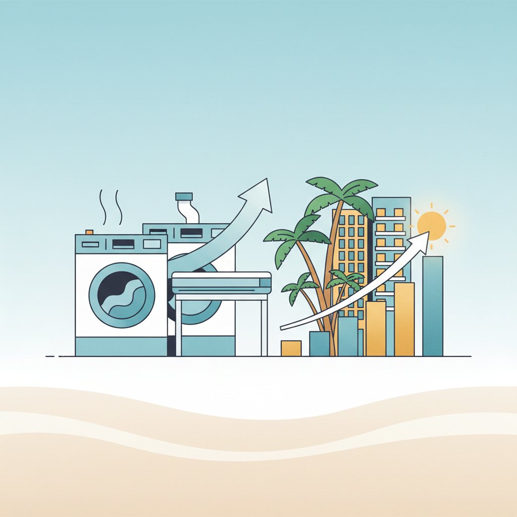 Hotel Laundry Equipment ROI in South Florida