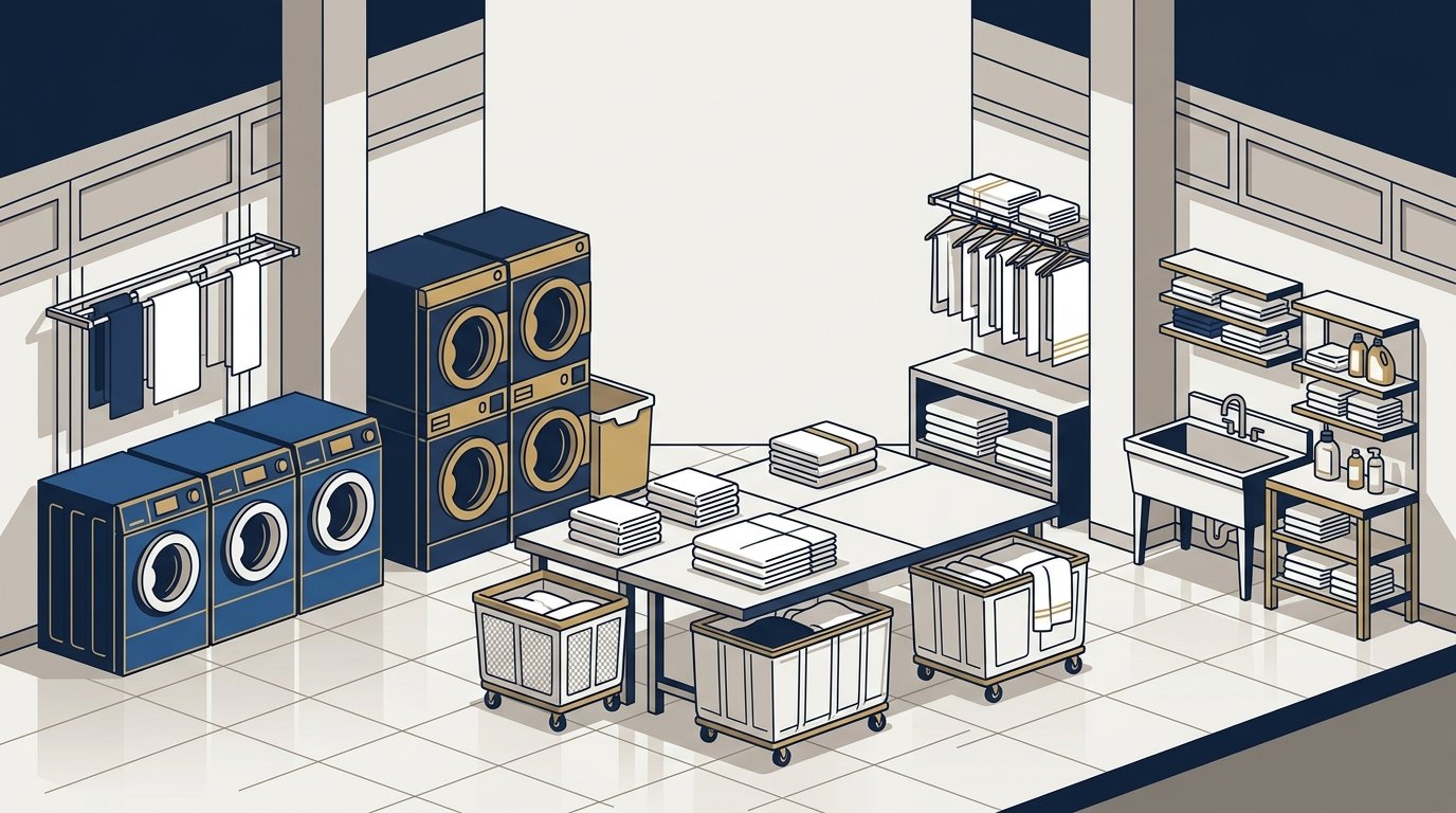 Hotel Laundry Room Setup: Equipment Checklist