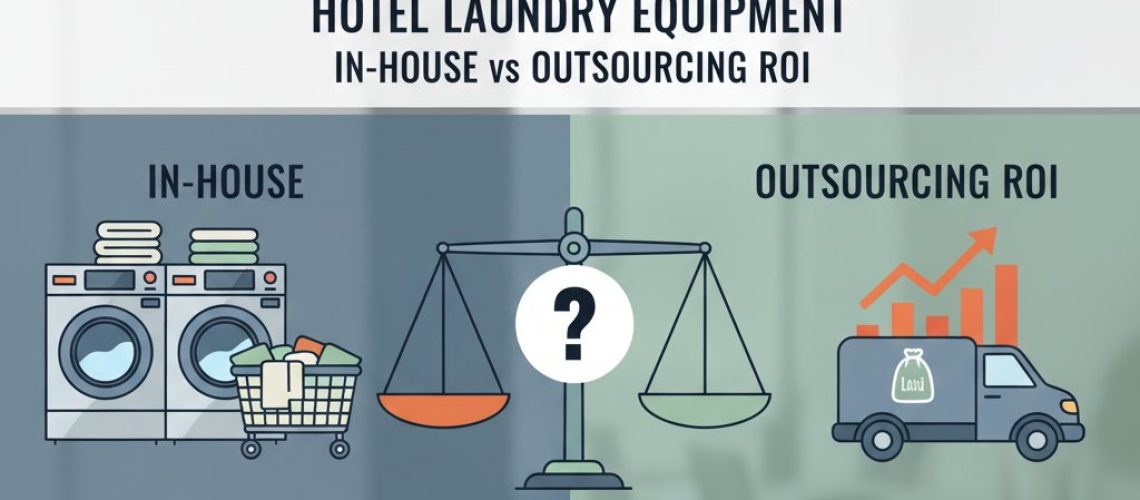 Hotel Laundry Equipment: In-House vs Outsourcing ROI